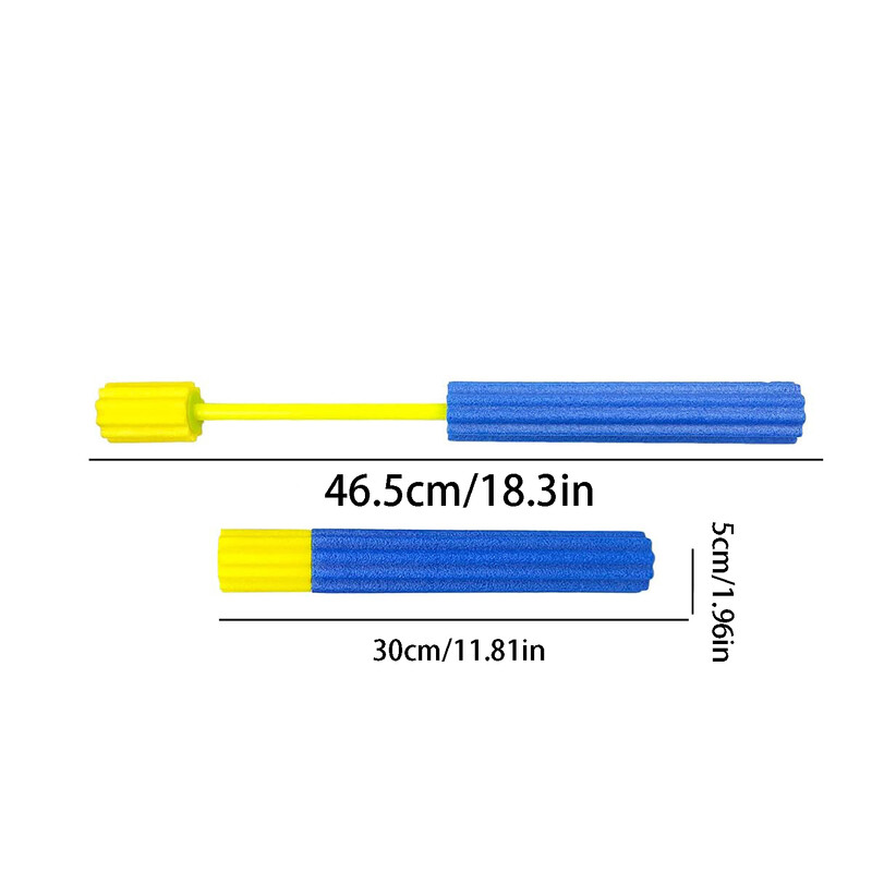 Slyvų putplasčio vandens pistoletas EVA vandens pistoletas traukimo tipas lauko paplūdimio vandens žaislas vaikams rodo vandens šautuvą ranka, vasaros spalva atsitiktinė