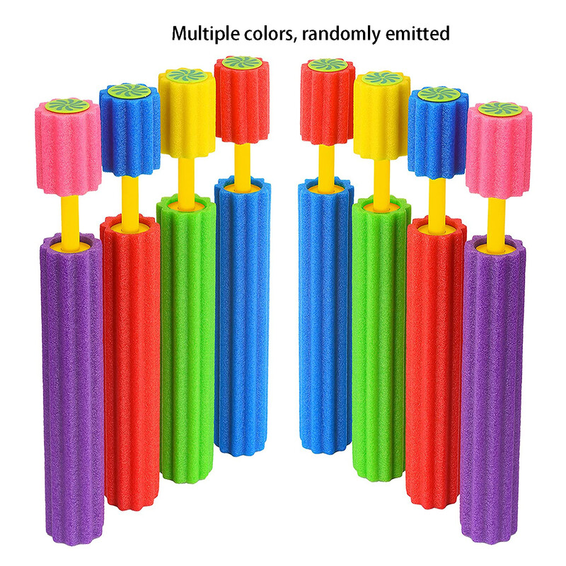 Slyvų putplasčio vandens pistoletas EVA vandens pistoletas traukimo tipas lauko paplūdimio vandens žaislas vaikams rodo vandens šautuvą ranka, vasaros spalva atsitiktinė