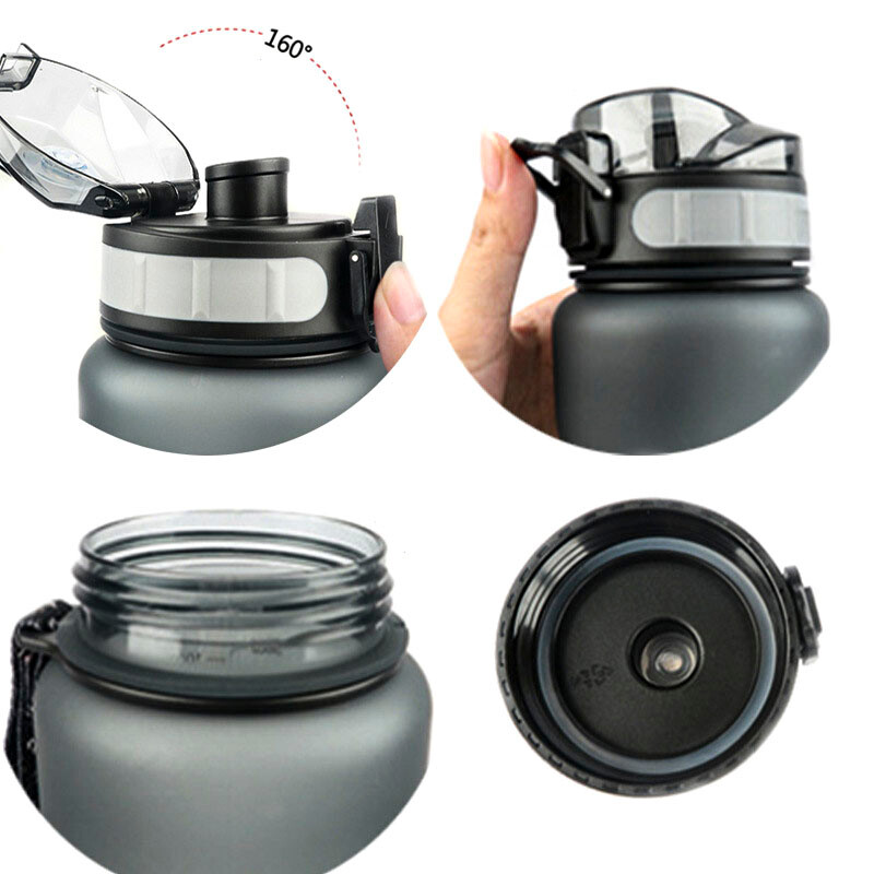 Sticla de bicicletă 650ML/1000ML Sticla de apă pentru bicicletă Băutură în aer liber Cupă rezistentă la scurgeri pentru ciclism Bicicletă Sticla sport în aer liber 4 culori