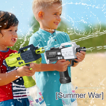 Νέο Summer Water Gun Electric Pistol Shooting Toy Full Automatic Summer Beach Shoot Toy for Kids Boys Girls pistola de agua Δώρο