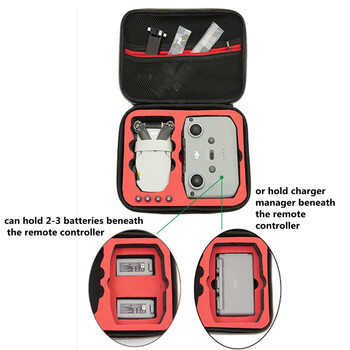 Τσάντα αποθήκευσης Drone υψηλής ποιότητας για DJI Mini 2 SE Γκρι αντικραδασμική τσάντα αποθήκευσης Drone με σκληρή θήκη