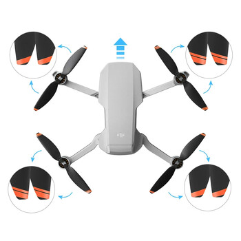 Έλικες για DJI Mini 2/Mini SE Drone Replacement Wing Weight Weight Props Blade Ανταλλακτικά για αξεσουάρ Mini 4K RC-N1