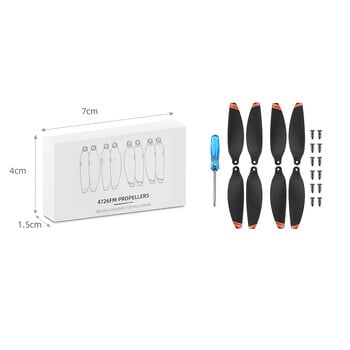 Έλικες για DJI Mini 2/Mini SE Drone Replacement Wing Weight Weight Props Blade Ανταλλακτικά για αξεσουάρ Mini 4K RC-N1