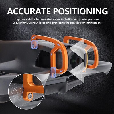 Gimbal Bumper for dji Avata 2 Drone Anti-Collision Aluminum Alloy Protective Bar Camera Lens Protector Protector for AVATA2