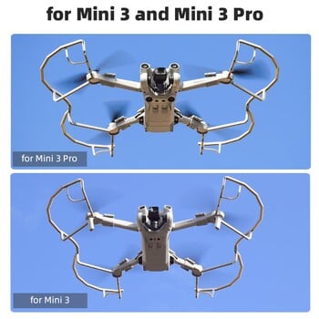 Протектор за предпазител на витлото за Dji Mini 3 / Mini 3 Pro Drone Quick Release Lightweight Wing Fans Защитен пръстен Аксесоари