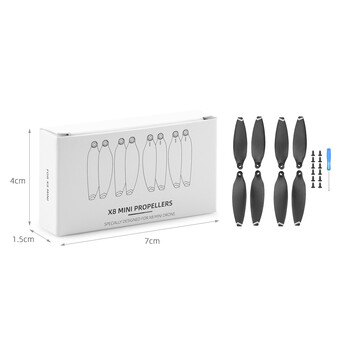 Προπέλα ταχείας απελευθέρωσης 8/16 τμχ για FIMI X8 Mini/Mini V2 Drone Ελαφρύς στηρίγματα Βεντιλατέρ Ανταλλακτικά Κιτ βιδών ανεμιστήρων φτερών λεπίδων