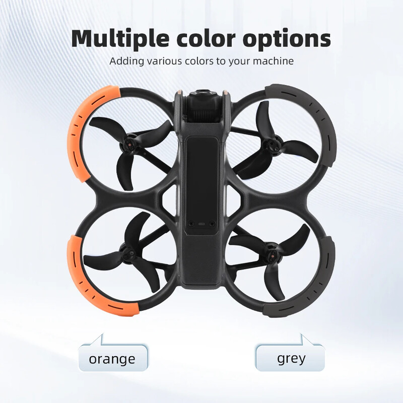 BRDRC štitnik za propeler za DJI Avata 2 Drone Lagani štitnik za podupirač protiv sudara Branik Zaštitna školjka Dodaci