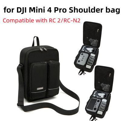 Crossbody kott DJI MINI 4 PRO õlakottile Drooni hoiuseljakott DJI Mini 4 PRO RC2/RC-N2 universaalsete käekotitarvikute jaoks