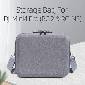 Τσάντα μεταφοράς για DJI Mini 4 Pro Storage Case Κάλυμμα λουριών ώμου λαβής σακιδίου πλάτης RC-2/N2 Τηλεχειριστήριο Αξεσουάρ Drone