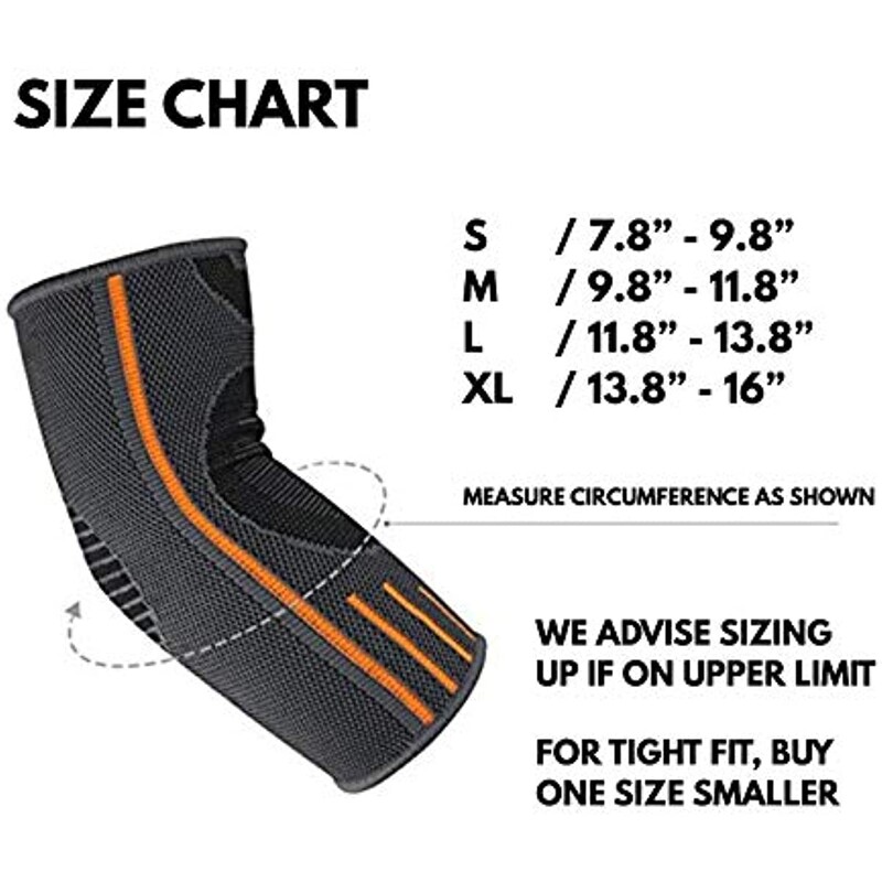 1db könyökmerevítő támasztó kar ujjpárnák pánt ízületi gyulladás védő bandagea csomagolószalag edzőtermi kötött könyökvédő férfiak és nők számára