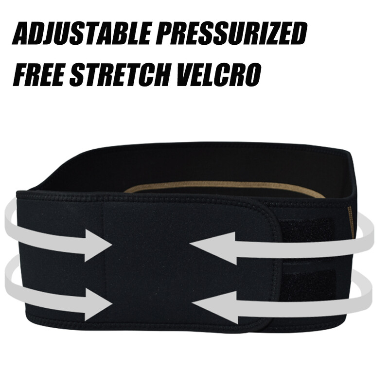 Cupru Compression Gear Premium Fit Brace pentru spate Centura de susținere lombară inferioară. Ajustabil pentru bărbați și femei. Înveliș pentru spate cu infuzie de cupru