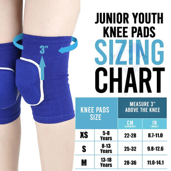 1 Pair Kids Knee Pad Dance Pads Βόλεϊ Σφουγγάρι Επιγονατίδες Brace Μαλακό αναπνεύσιμο ελαστικό προστατευτικό για κορίτσια Αγόρια Πατινάζ Ποδηλασία