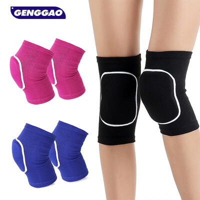 1 Pair Kids Knee Pad Dance Pads Βόλεϊ Σφουγγάρι Επιγονατίδες Brace Μαλακό αναπνεύσιμο ελαστικό προστατευτικό για κορίτσια Αγόρια Πατινάζ Ποδηλασία