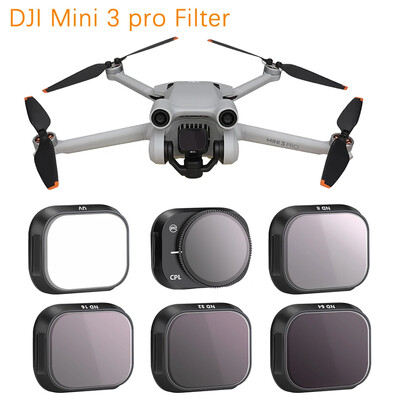 Szűrőkészlet DJI Mini 3 Pro kamerához Optikai üveglencse Mcuv Cpl ND8 ND16 ND32 ND64 szűrőtartozékok