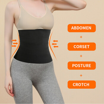 Waist Trainer Girdles Tummy Slimming Sheath Reducing Girdle Corset Women Binders Shapers Tummy Wrap Body Shapewear Колан за отслабване