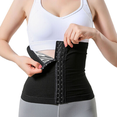 Waist Trainer Silver Ion Coating Women Shaper Body Shaper Waist Croset Cincher Tummy Control Sport Girdle Weight Loss Slimming Trimmer