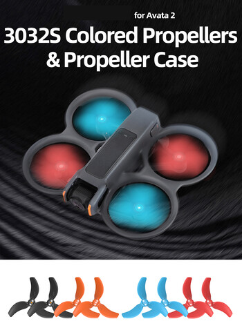 Sunnylife Propellers for DJI Avata 2 Wing Fans Ελαφριά λεπίδες Κουτί αποθήκευσης έλικα για DJI Avata 2 αξεσουάρ Drone