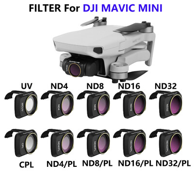 DJI Mavic Mini/ Mini 2 kameralencse ND/PL polarizációs szűrőkészlethez MCUV ND4 ND8 ND16 ND32 CPL DJI Mavic Mini Drone tartozékok