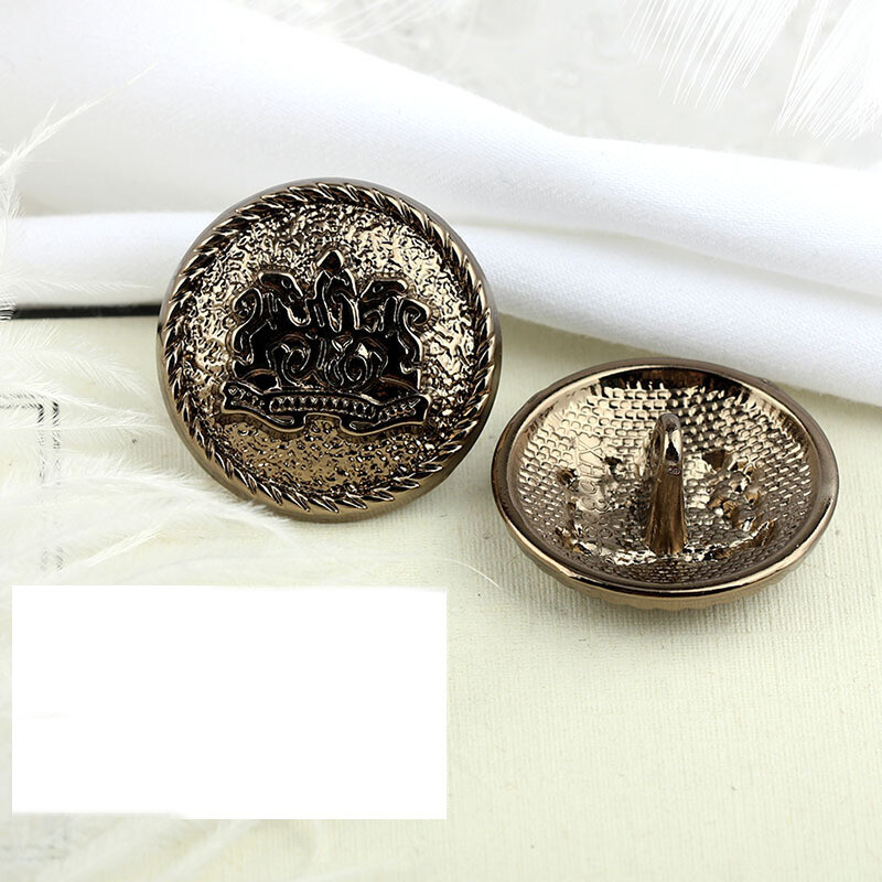 Tehase tarne Briti metallist nööbid 10tk mantli ülikond retro stiilis nööbid särk vest tuulejakk dekoratiivsed tarvikud nupp