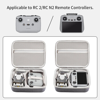 Θήκη μεταφοράς για DJI Mini 4 Pro RC 2/RC N2 Τσάντα αποθήκευσης για Mini 4 Pro Drone Αξεσουάρ Βαλίτσα Σκληρή αδιάβροχη τσάντα