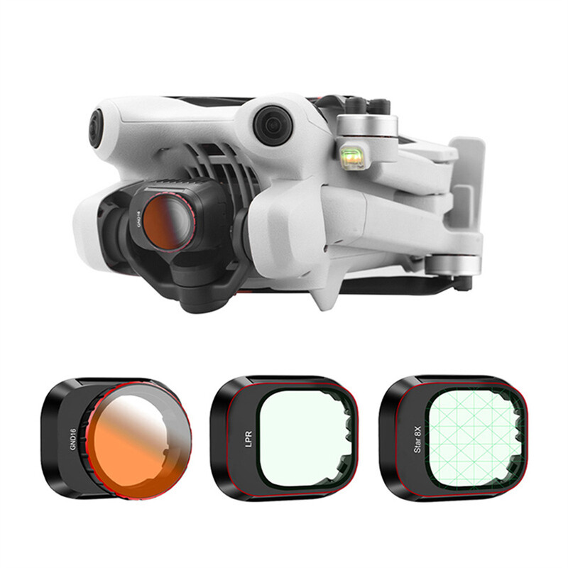 Za DJI MINI 4 Pro Anti Light Damage Starlight Filter Podesivi Gradient Filter GND16 Drone Protection Lens Dodaci