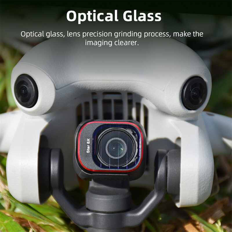 Za DJI MINI 4 Pro Anti Light Damage Starlight Filter Podesivi Gradient Filter GND16 Drone Protection Lens Dodaci