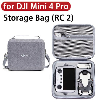 για Dji Mini 4 Pro Storage Bag Μικρού μεγέθους Φορητή τσάντα για αξεσουάρ Dji Drone και θήκη μεταφοράς Mini 4 Pro Bag Rc 2