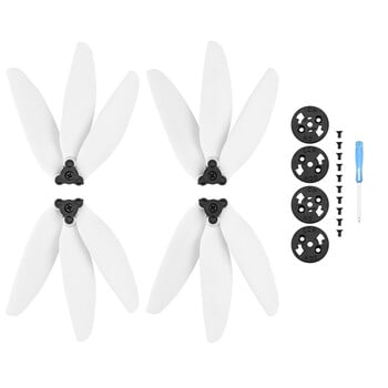 Για DJI Mini 2/SE Mavic Mini Propeller Γρήγορης απελευθέρωσης Αναδιπλούμενα με τρεις λεπίδες στηρίγματα Αντικατάσταση πτερυγίων ανεμιστήρες φτερά αξεσουάρ Drone