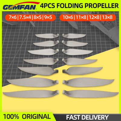 4 ΤΕΜ. GEMFAN Glass Fiber Nylon Foldable Propeller Foldable Props 7*6/7,5*4/8*5/9*5/10*6/11*8/12*8/13*8 Για RC Fixed Wing Drone