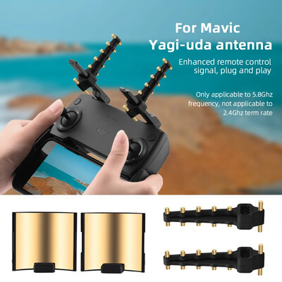 Tālvadības pults Yagi antenas signāla pastiprinātāja diapazona paplašinātājs DJI Mavic Mini 1/SE Air Spark 2 Pro Zoom FIMI X8 SE 2020