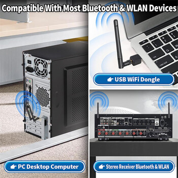 10 τμχ WiFi Router Θηλυκή κεραία 2,4 GHz 5 GHz 5,8 GHz 6 dBi για προσαρμογέα USB Ασύρματη κάρτα δικτύου ασφαλείας Κάμερα IP Οθόνη βίντεο