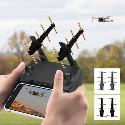 Antena DJI Mavic 2/Mini/Pro Phantom 4 Pro 2,4 GHz tālvadības pults Yagi antenas pastiprinātāja signāla diapazona paplašinātāja pastiprinātājam