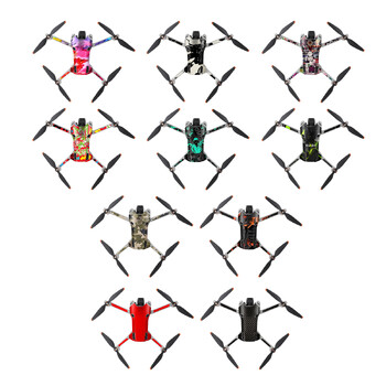 Drone Body Decal Stykers For Mini 4 Pro Protective Film Remote Waterproof Decals Cover Skin for DJI RC2 Accessories