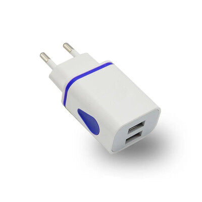 USB punjač LED putni adapter za brzo punjenje Prijenosni dvostruki zidni punjač Punjači za mobitele za iPhone13 12 Samsung S21 Xiaomi