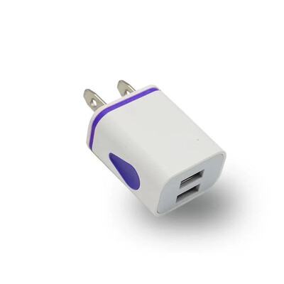 USB punjač LED putni adapter za brzo punjenje Prijenosni dvostruki zidni punjač Punjači za mobitele za iPhone13 12 Samsung S21 Xiaomi