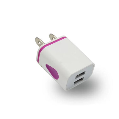 USB punjač LED putni adapter za brzo punjenje Prijenosni dvostruki zidni punjač Punjači za mobitele za iPhone13 12 Samsung S21 Xiaomi
