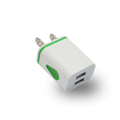 USB punjač LED putni adapter za brzo punjenje Prijenosni dvostruki zidni punjač Punjači za mobitele za iPhone13 12 Samsung S21 Xiaomi