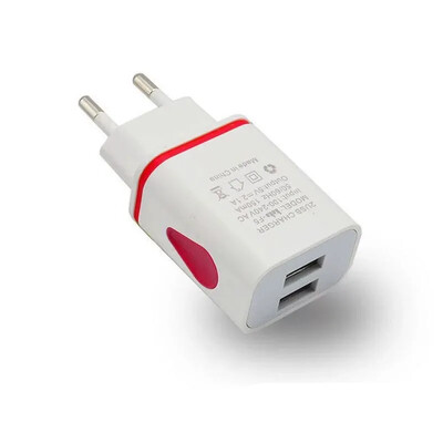 USB punjač LED putni adapter za brzo punjenje Prijenosni dvostruki zidni punjač Punjači za mobitele za iPhone13 12 Samsung S21 Xiaomi