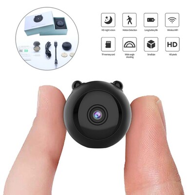 A12 mini kamera HD 4k sensors nakts redzamības videokamera bezvadu Wifi Pandas formas mājas monitors un automašīnas DVR/dash kamera