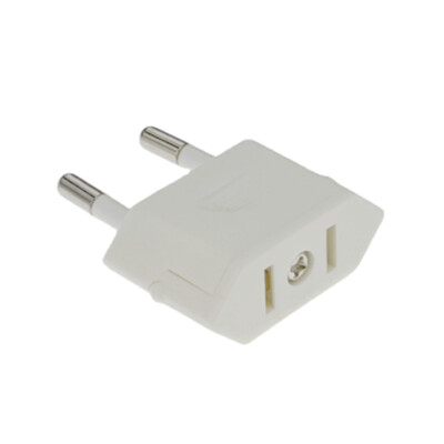 JAV į ES Amerikos kelionių adapteris 2 kontaktų 4,0 mm Europos ES į JAV kištukas Maitinimo adapteris Keitiklis Elektros lizdas