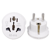 16A Adaptor de călătorie universal pentru UE Convertor euro din Marea Britanie SUA AU la UE Priză de curent AC Adaptor pentru încărcător de călătorie Convertor 250V