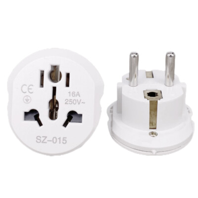 16A Universal EU Travel Adapter Μετατροπέας Euro Η.Β. Η.Π.Α. AU σε EU AC υποδοχή ρεύματος AC Μετατροπέας φορτιστή ταξιδιού 250V