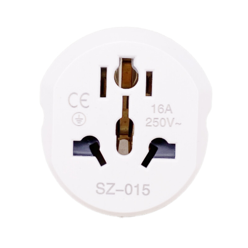 16A Adaptor de călătorie universal pentru UE Convertor euro din Marea Britanie SUA AU la UE Priză de curent AC Adaptor pentru încărcător de călătorie Convertor 250V