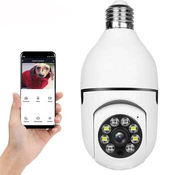 CARPBABA YOOSEE 1080P Wifi Bulb E27 Έγχρωμη κάμερα παρακολούθησης Νυχτερινή όραση 360° Περιστρεφόμενη Ανθρώπινη Παρακολούθηση Αμφίδρομη Talk Smart Home