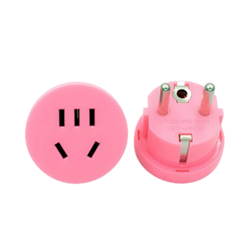 Adaptor de priză AU SUA la UE Adaptor de curent de călătorie american australian la euro Europa 1 priză rotundă Convertor AC Încărcător de perete