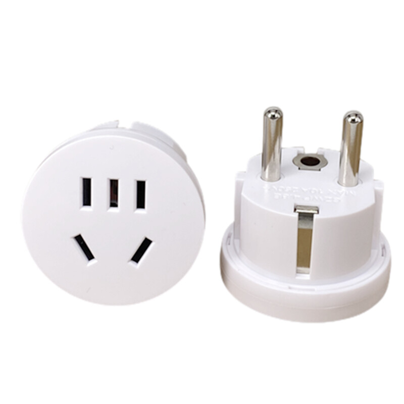 Adaptor de priză AU SUA la UE Adaptor de curent de călătorie american australian la euro Europa 1 priză rotundă Convertor AC Încărcător de perete