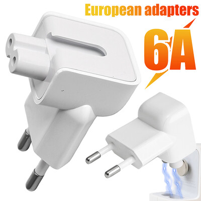 5-1PCS Protable EU Plug Adapter 6A Fast Charging Laptop Converters for Apple MacBook IPad Pro for Magsafe Adapter Wall Charger