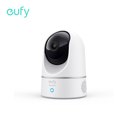 eufy Security Solo 2K iekštelpu kamera P24 Protect Pan & Tilt Mini Wi-Fi kamera Cilvēka mākslīgā intelekta balss palīga saderības kustības celiņš