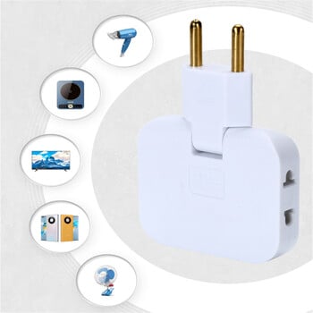 2~20PCS Plug Adapter Φορητή Πρίζα Πλάκα Πολλαπλών Καλωδίων 1 Μετατροπή 3 Επέκταση Ηλεκτρική Πρίζα 180° Περιστροφή Προσαρμογέας AC