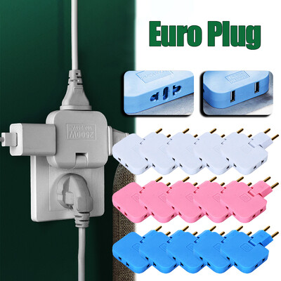 2~20PCS Plug Adapter Φορητή Πρίζα Πλάκα Πολλαπλών Καλωδίων 1 Μετατροπή 3 Επέκταση Ηλεκτρική Πρίζα 180° Περιστροφή Προσαρμογέας AC